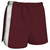 maroon / white