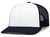 white panel / navy