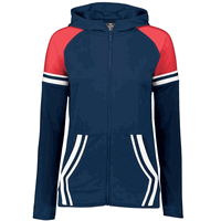 navy / scarlet