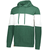 dark green heather / white