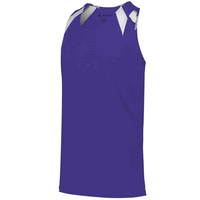 purple / white