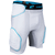 white / optic blue