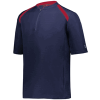navy / red
