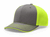 charcoal / neon yell.