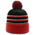 black / red / white