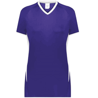 purple / white