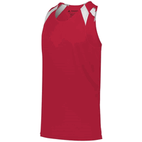 red / white