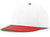 white / red