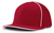 scarlet red / white
