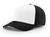 white panel / black