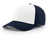 white panel / navy