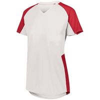 white / red