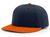 navy / orange