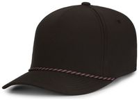 black - black / red rope