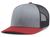 heather grey - light charcoal / red