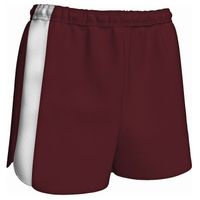 maroon / white