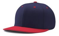 navy / scarlet red