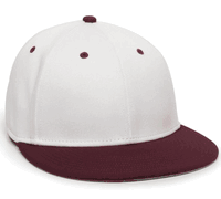 white / maroon