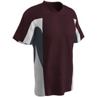 maroon / white / graphite