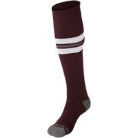maroon - white / grey