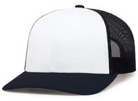 white panel / navy
