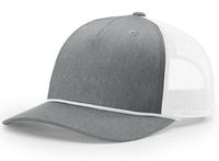 heather grey / white