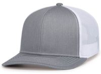 heather grey / white