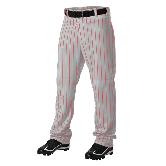 Alleson Pinstripe Baseball Pants Adjustable Inseams Adult 655WPN