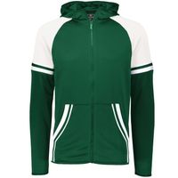 dark green / white