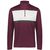 maroon / white
