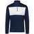 navy / white