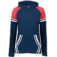 navy / scarlet
