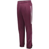 maroon / white
