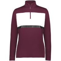 maroon / white