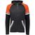 black / orange