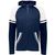 navy / white