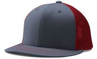 graphite / scarlet red