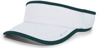 white / dark green