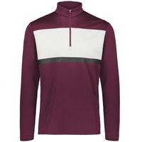 maroon / white