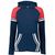 navy / scarlet