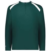 dark green / white