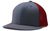 graphite / scarlet red