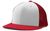 white panel / scarlet red