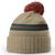 tan / dark green / red