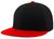 black / red