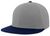 silver / navy