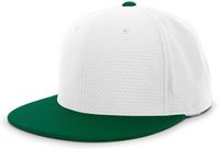 white / dark green