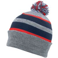 heather / navy / red