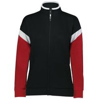 black / white / scarlet