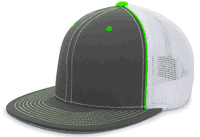 graphite / white / neon green
